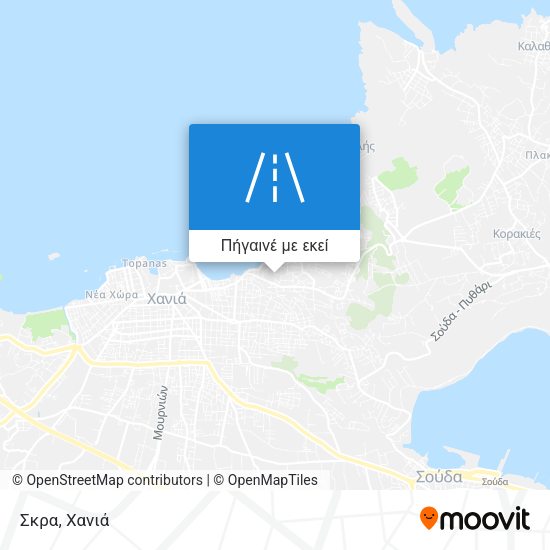 Σκρα χάρτης