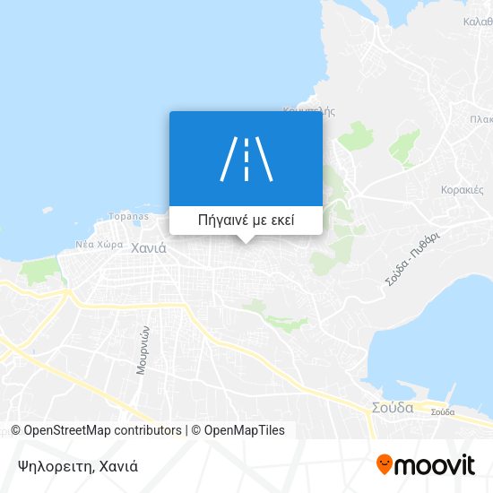 Ψηλορειτη χάρτης