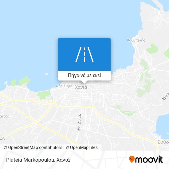 Plateia Markopoulou χάρτης