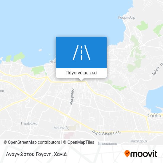 Αναγνώστου Γογονή χάρτης