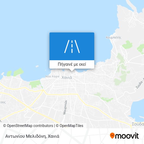 Αντωνίου Μελιδόνη χάρτης