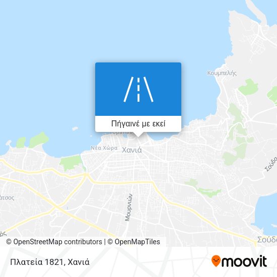 Πλατεία 1821 χάρτης
