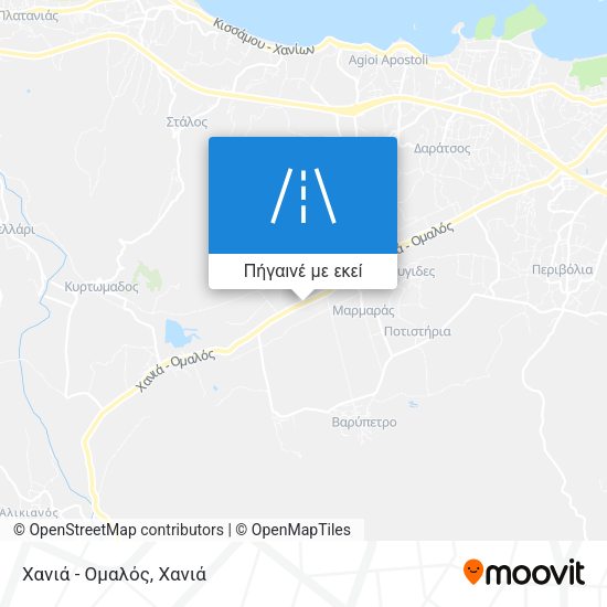 Χανιά - Ομαλός χάρτης