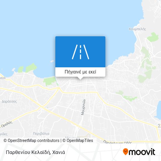 Παρθενίου Κελαϊδή χάρτης