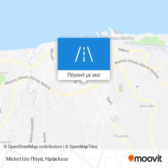 Μελετίου Πηγά χάρτης