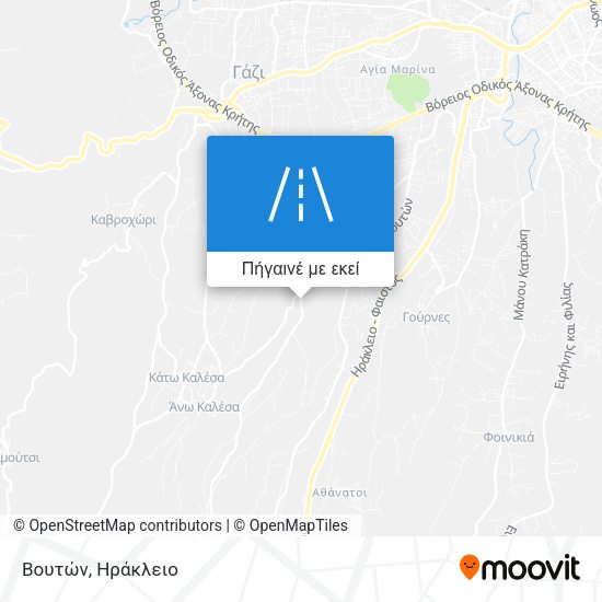 Βουτών χάρτης