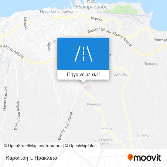 Καρδίτση Ι. χάρτης