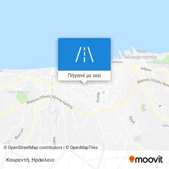 Κουρεντή χάρτης