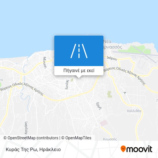 Κυράς Της Ρω χάρτης
