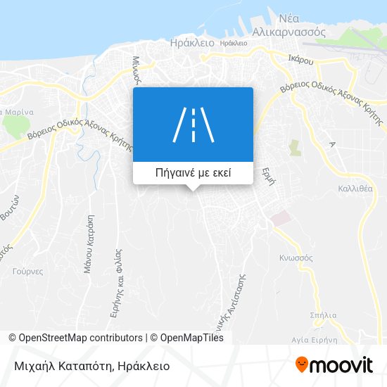 Μιχαήλ Καταπότη χάρτης
