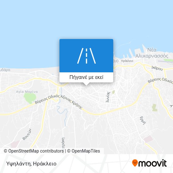 Υψηλάντη χάρτης