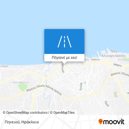 Πηνειού χάρτης