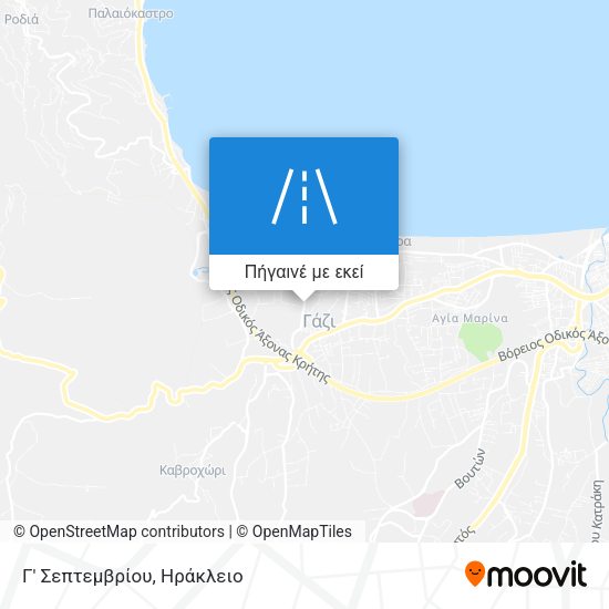 Γ' Σεπτεμβρίου χάρτης