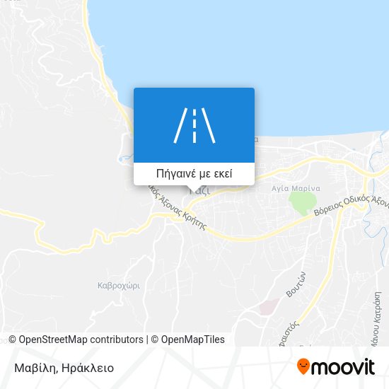 Μαβίλη χάρτης