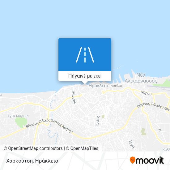 Χαρκούτση χάρτης
