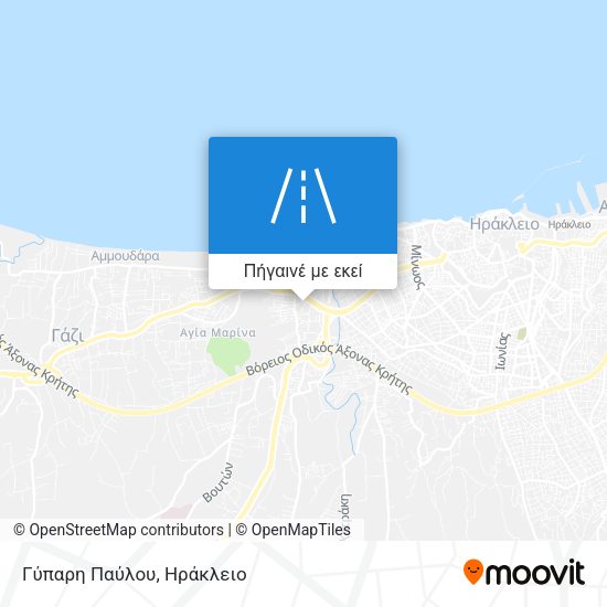 Γύπαρη Παύλου χάρτης