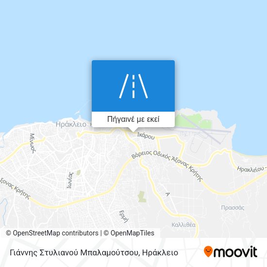 Γιάννης Στυλιανού Μπαλαμούτσου χάρτης