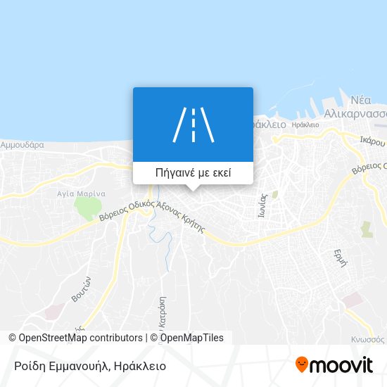 Ροίδη Εμμανουήλ χάρτης