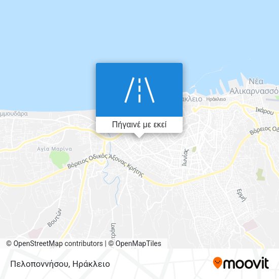 Πελοποννήσου χάρτης