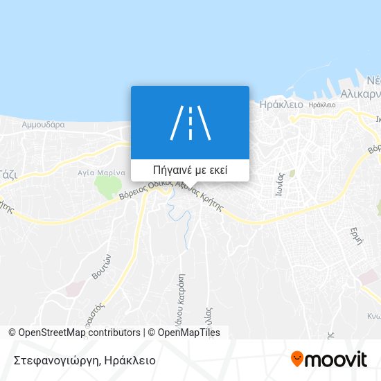 Στεφανογιώργη χάρτης