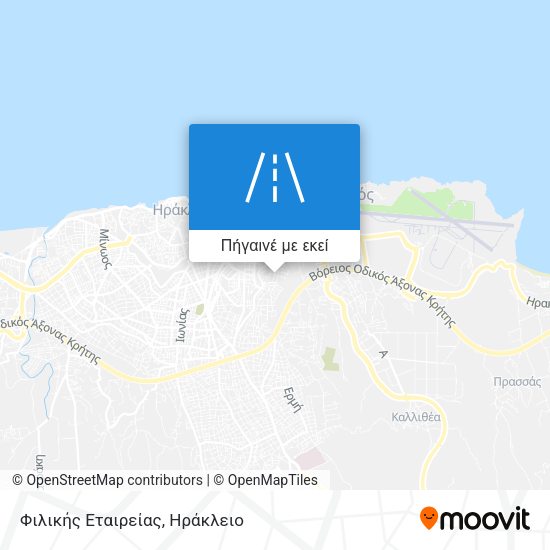 Φιλικής Εταιρείας χάρτης