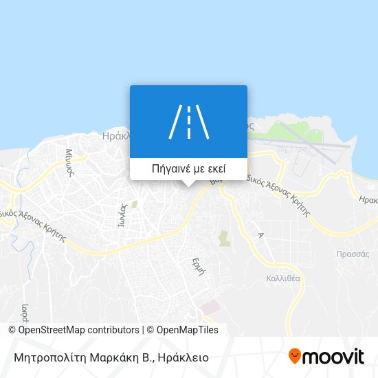 Μητροπολίτη Μαρκάκη Β. χάρτης