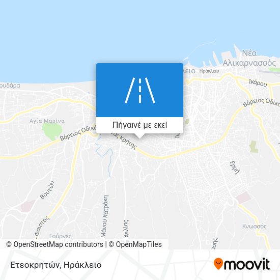 Ετεοκρητών χάρτης