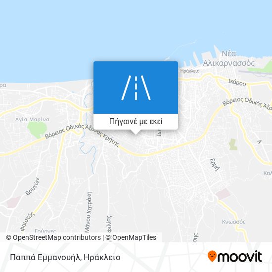 Παππά Εμμανουήλ χάρτης