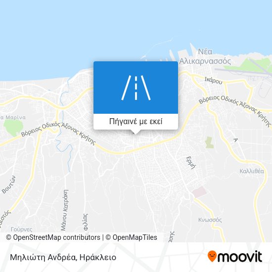 Μηλιώτη Ανδρέα χάρτης