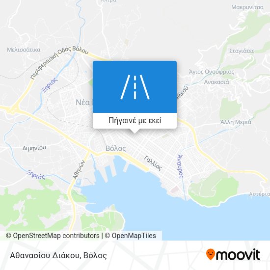 Αθανασίου Διάκου χάρτης