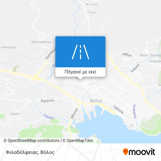 Φιλαδέλφειας χάρτης