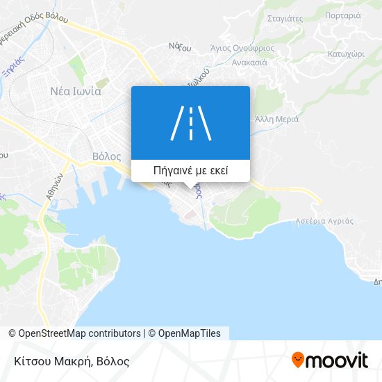 Κίτσου Μακρή χάρτης