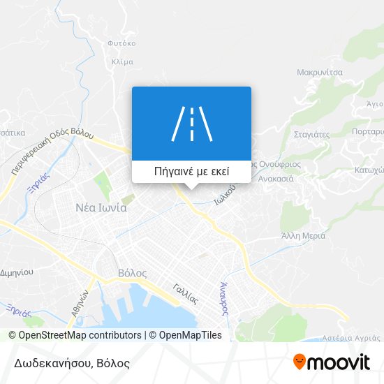 Δωδεκανήσου χάρτης