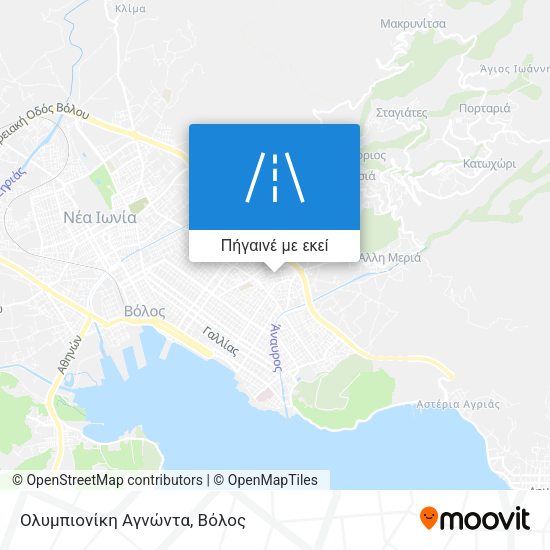 Ολυμπιονίκη Αγνώντα χάρτης