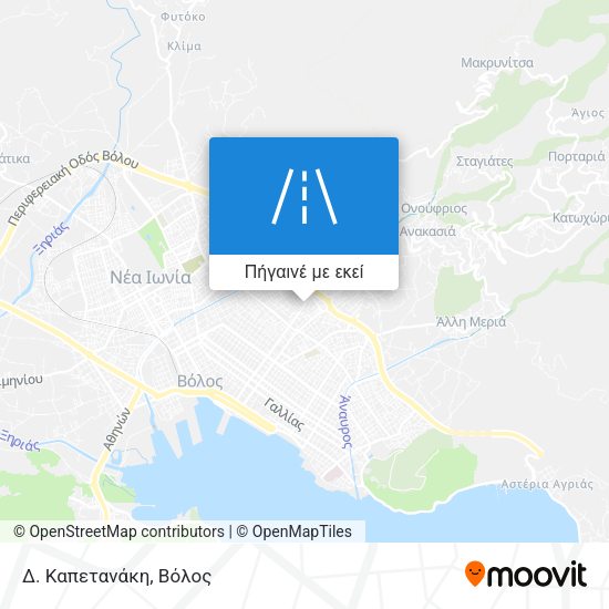 Δ. Καπετανάκη χάρτης