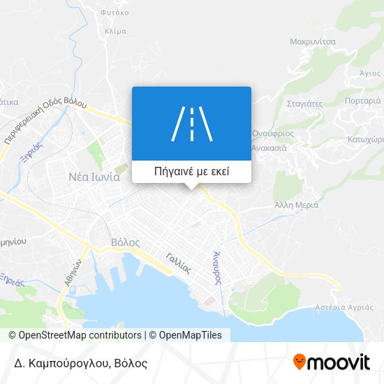 Δ. Καμπούρογλου χάρτης