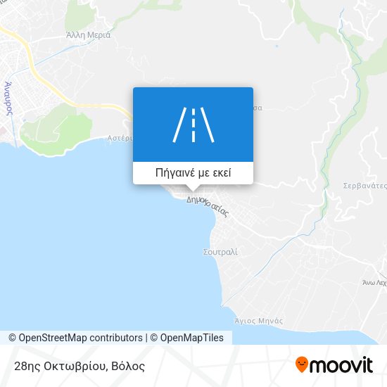 28ης Οκτωβρίου χάρτης