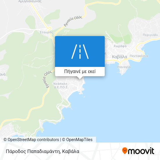 Πάροδος Παπαδιαμάντη χάρτης