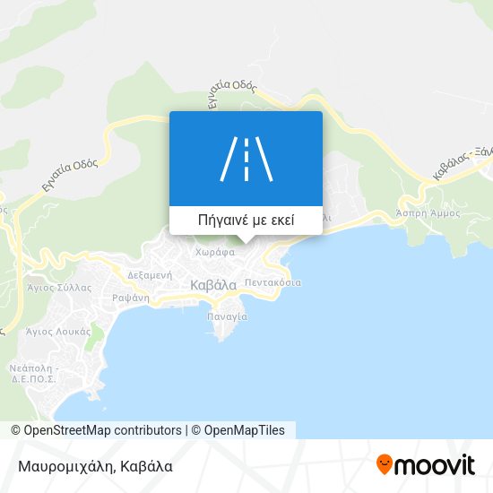 Μαυρομιχάλη χάρτης