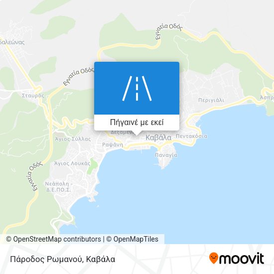Πάροδος Ρωμανού χάρτης