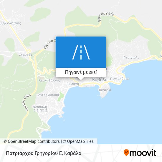 Πατριάρχου Γρηγορίου Ε χάρτης