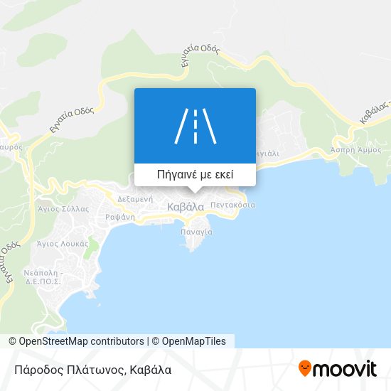 Πάροδος Πλάτωνος χάρτης
