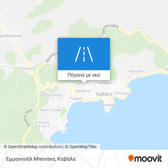 Εμμανουήλ Μπενάκη χάρτης