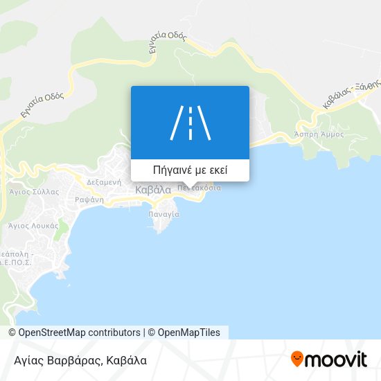 Αγίας Βαρβάρας χάρτης