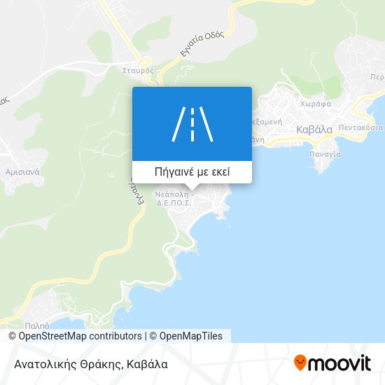 Ανατολικής Θράκης χάρτης