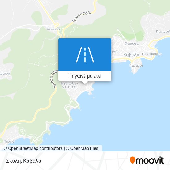 Σκύλη χάρτης