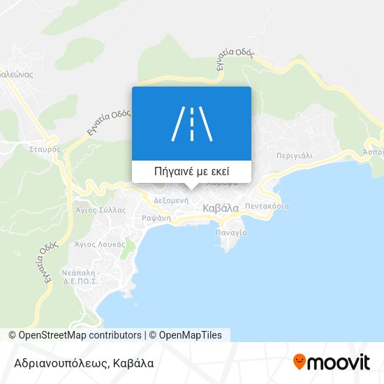 Αδριανουπόλεως χάρτης