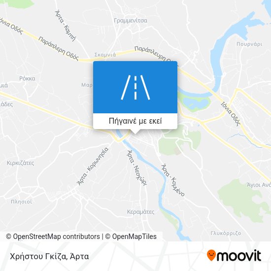 Χρήστου Γκίζα χάρτης