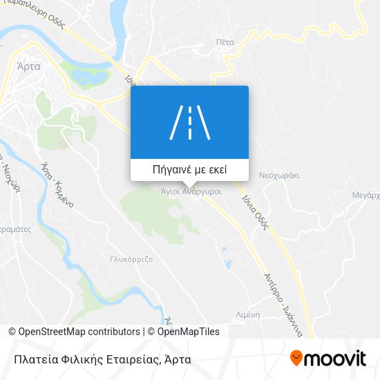 Πλατεία Φιλικής Εταιρείας χάρτης
