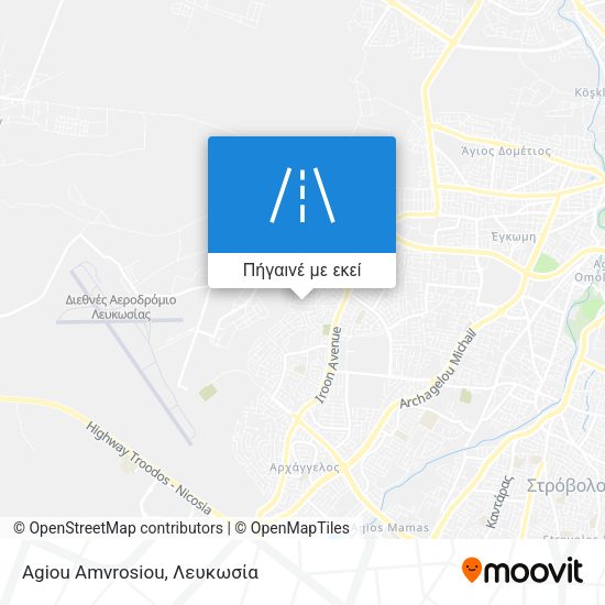 Agiou Amvrosiou χάρτης
